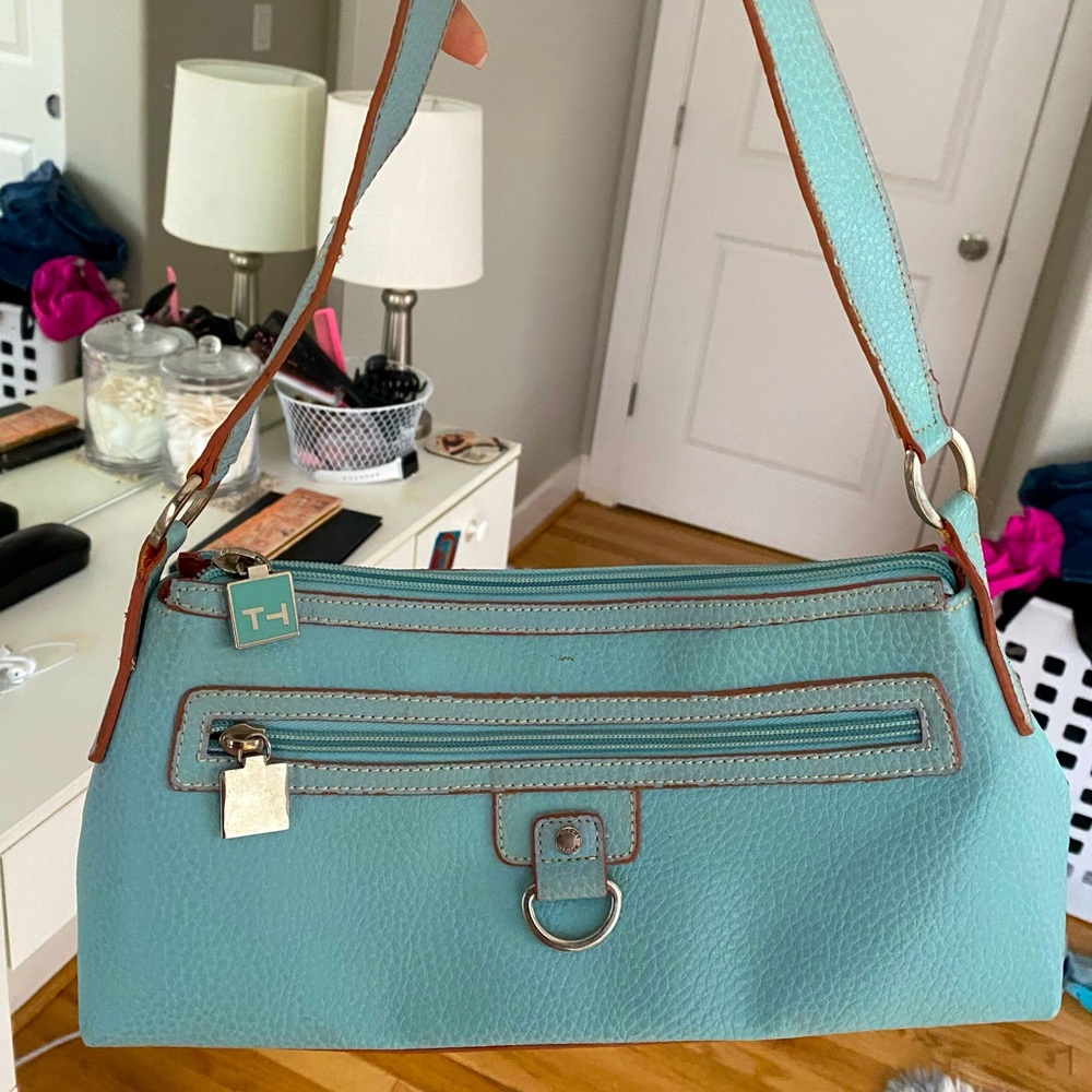 Tommy Hilfiger Blue baguette bag